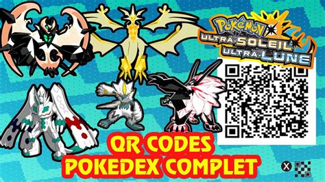 Pokémon Ultra Sun and Ultra Moon: all QR codes, Serial codes .